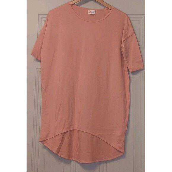 Lularoe Short Sleeve Tunic Soft XXSmall Pink Blouse - Picture 1 of 3